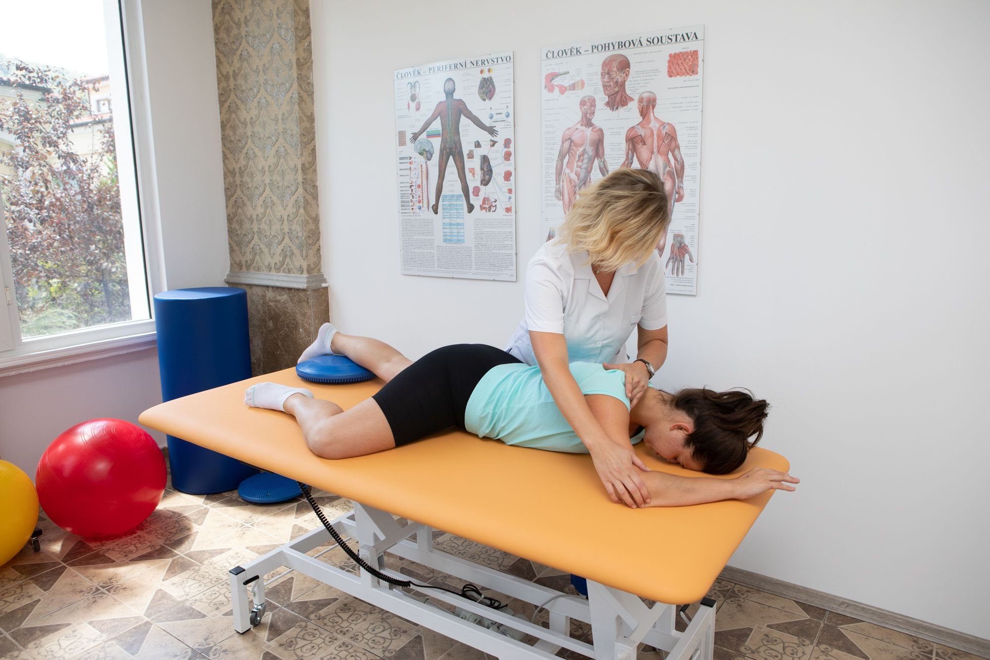 Rehabilitační pracoviště vybavené Fysiomed CS