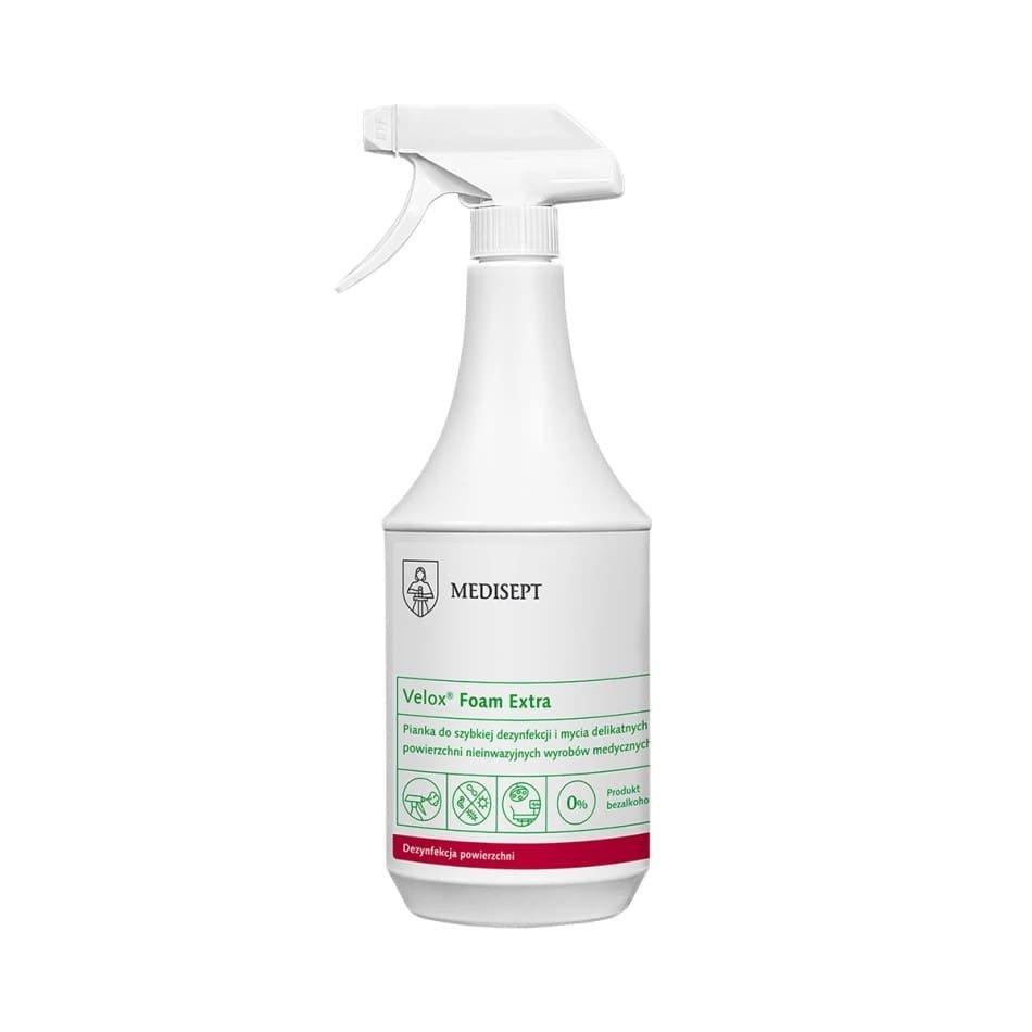 Velox Foam Extra – dezinfekční pěna na citlivé povrchy, 1 l